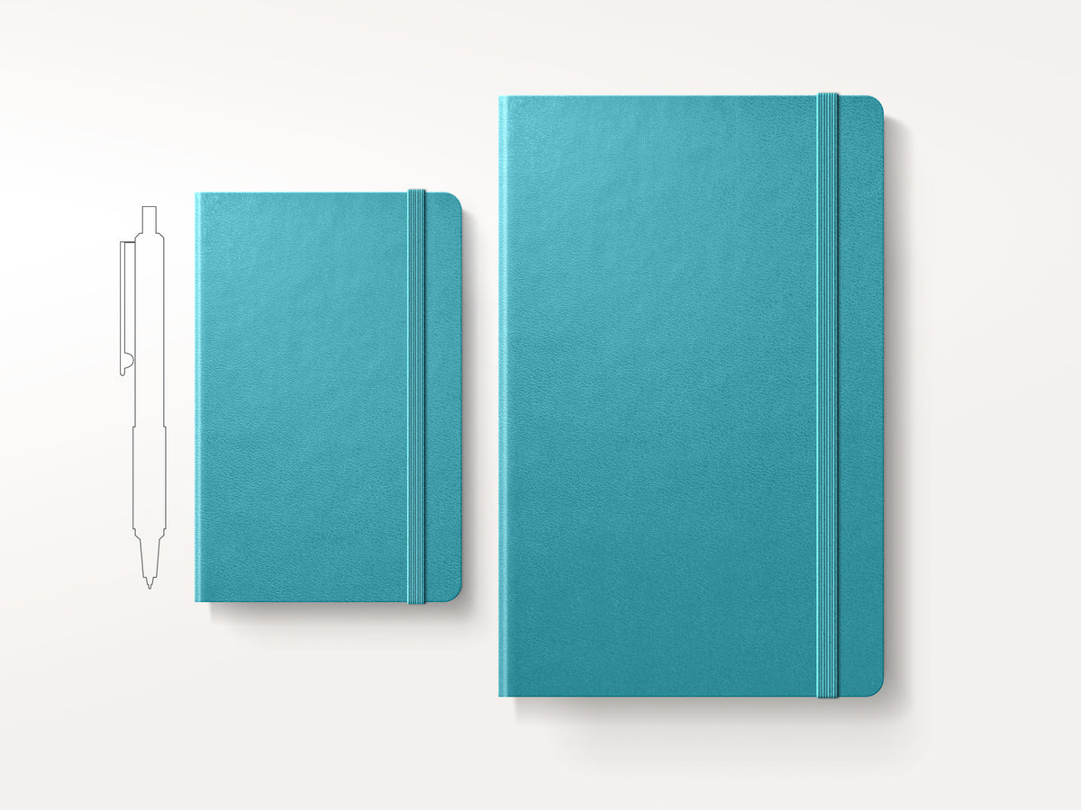 Moleskine Classic Hardcover Notebook - Reef Blue