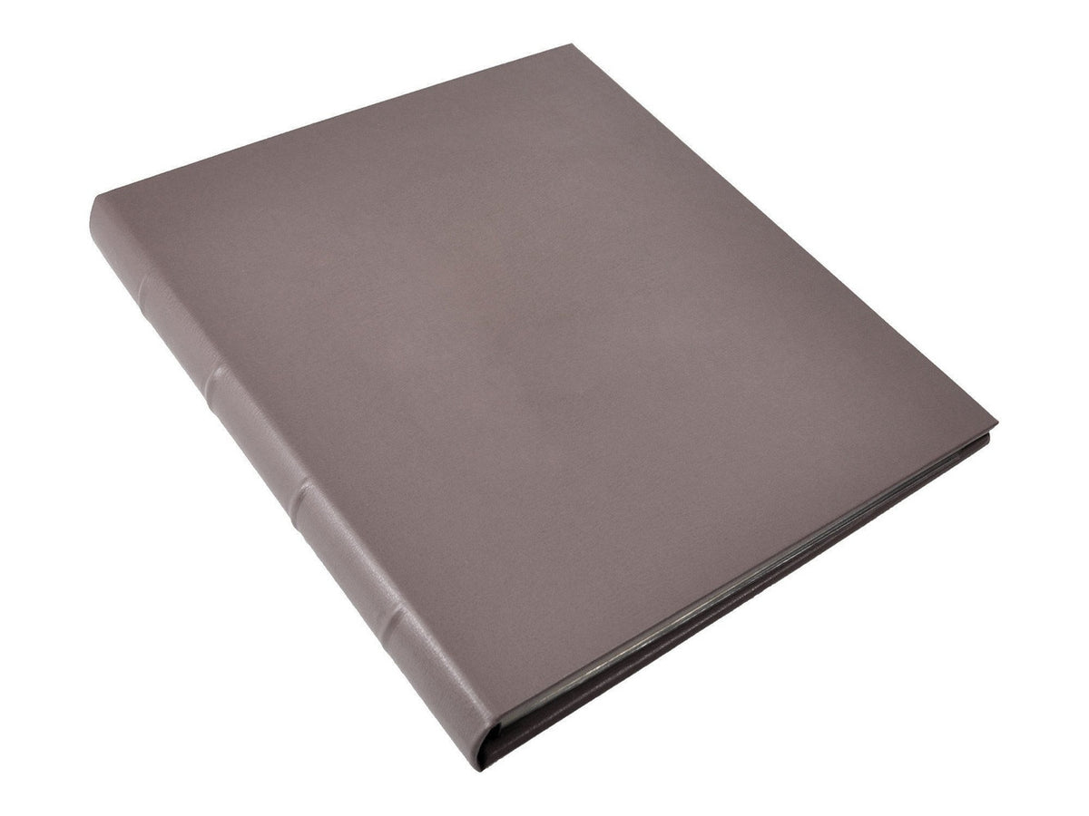 Leather Presentation Binder - Grey – JB Custom Journals