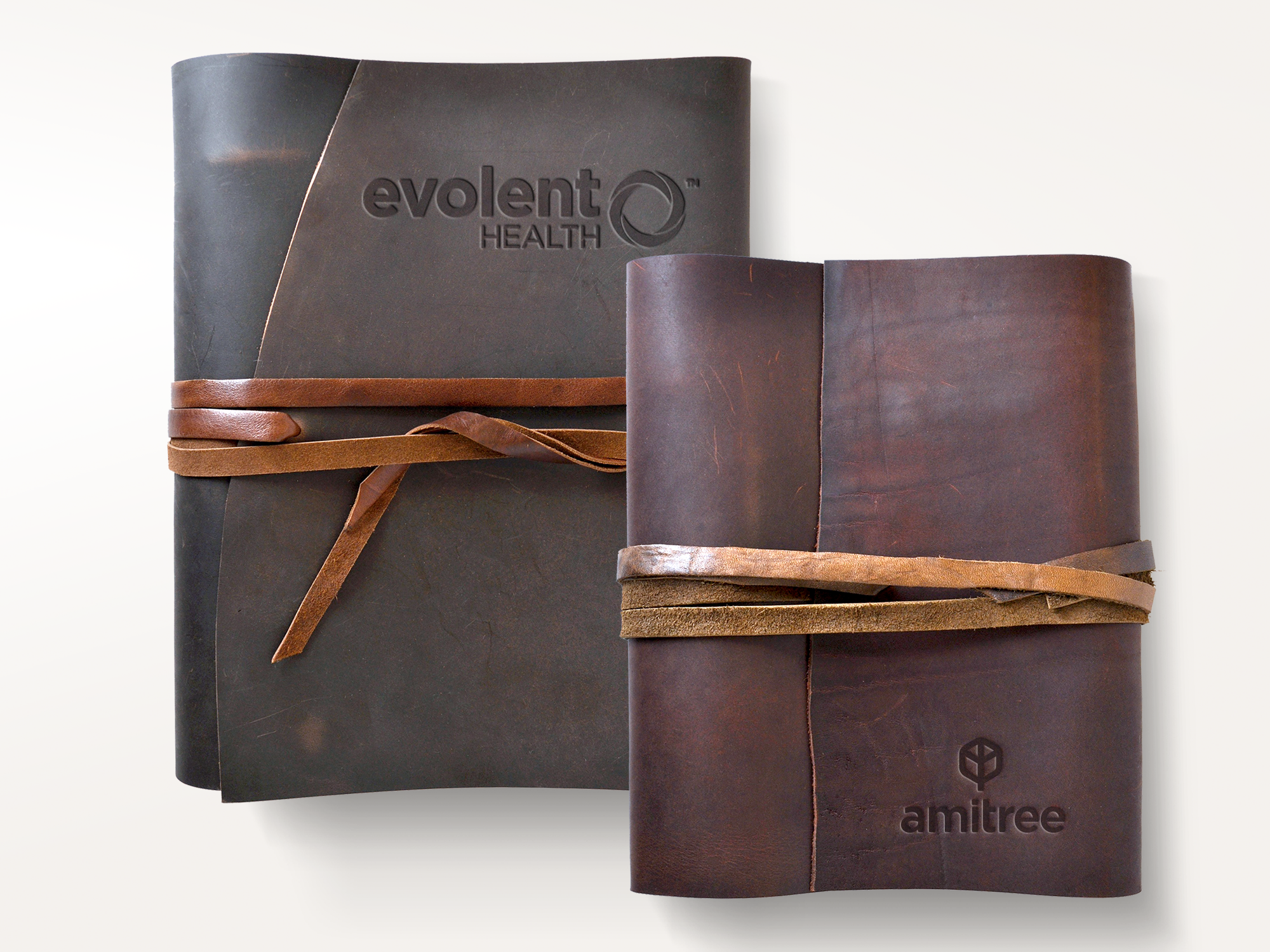 Personalized leather Binder 3-Ring, 8.5 x 11 refillable paper